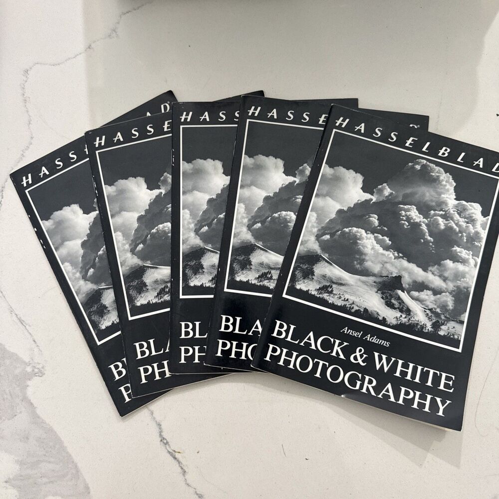 1980 Lot Of 5 Hasselblad Brochure Black & White Photography Ansel Adams Book